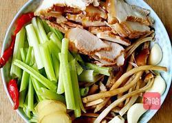 炒卤肉的做法图解2