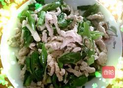 尖椒蒜苗肉丝的做法图解6