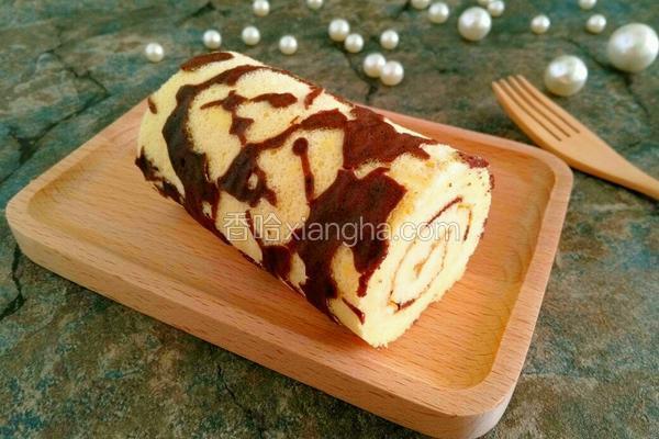 花纹蜂蜜蛋糕卷