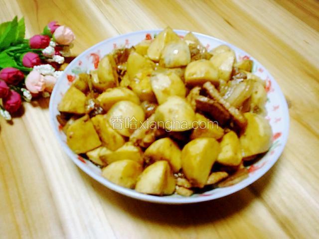 慈姑焖肉