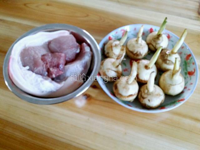 准备食材。
