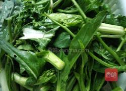 青灼菜心的做法图解1