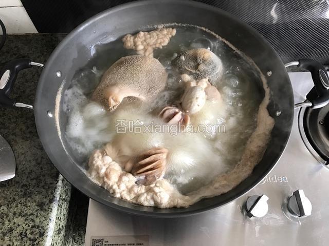 加入料酒去羊肚腥味