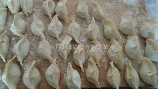 破五滴羊肉百财饺子包好啦；