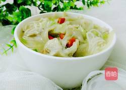 平菇白菜煮面条的做法图解13