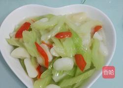 马蹄炒西芹的做法图解5