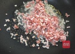 肉沫榄菜四季豆的做法图解2