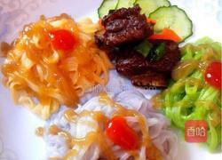 三色蔬菜排骨面（宝宝面)的做法图解6