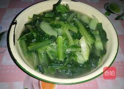 水煮油麦菜的做法图解4