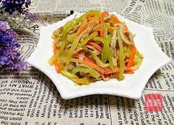 榨菜炒肉丝的做法图解6