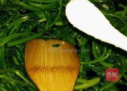 素炒菜心的做法图解6