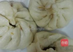 白菜肉米粉丝包的做法图解4