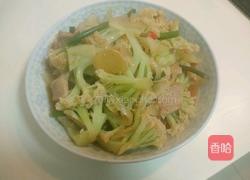 炒有机花菜的做法图解7