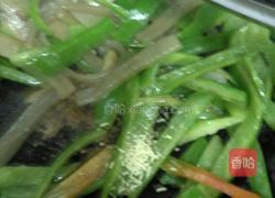 青椒炒肉皮的做法图解9