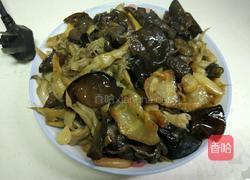 木耳平菇炒肉的做法图解8