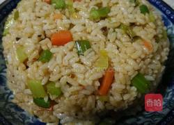 双蔬炒米(芹菜胡萝卜版)的做法图解15