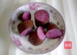 山药紫薯糕的做法图解2
