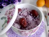 紫薯牛奶糯米饭的做法[图]