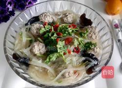 白萝卜丝牛肉丸子的做法图解13