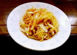 肉丝白菜炒粉丝