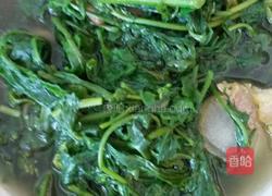 腊肉煮荠荠菜的做法图解7