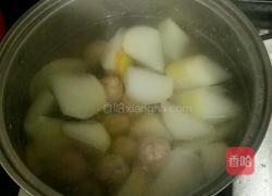萝卜肉丸汤的做法图解5