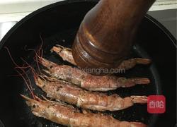 香煎红虾的做法图解4