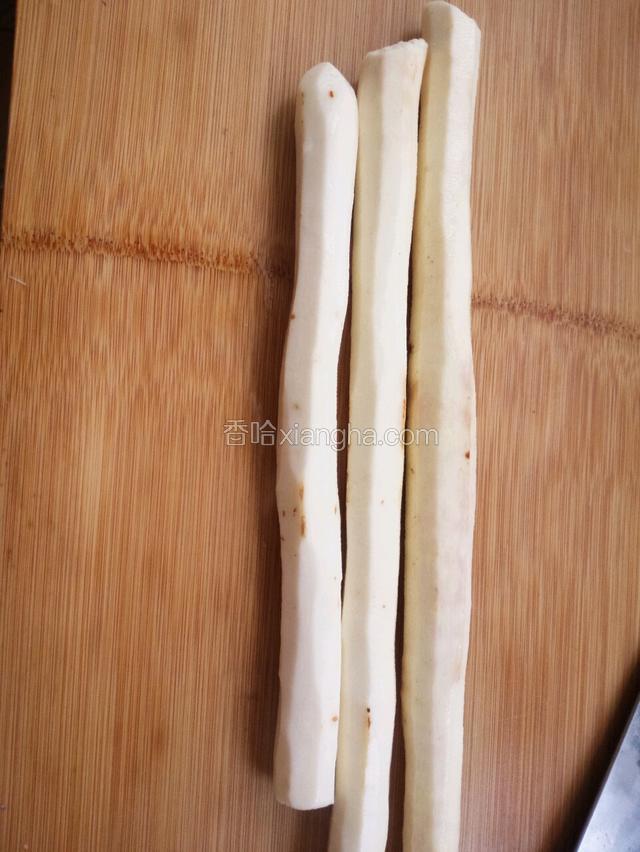 山药洗净去皮