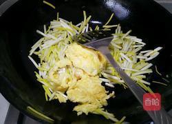 蒜黄炒鸡蛋的做法图解5