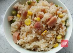 腊肠焖饭的做法图解5