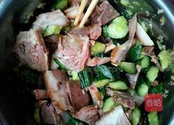 蒜拌猪头肉黄瓜的做法图解10