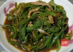 青椒炒肉丝的做法图解10
