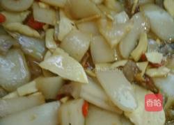 荞头冬笋炒年糕的做法图解5