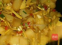 荞头冬笋炒年糕的做法图解6