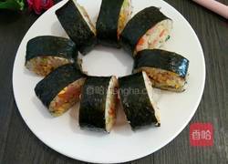 紫菜包炒饭的做法图解14