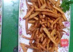 炸红薯条的做法图解7