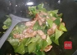 尖椒炒肉的做法图解5