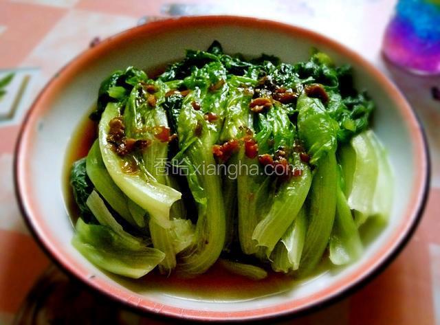 蒜蓉酱油生菜