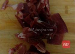 菠菜炒肉的做法图解2