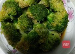 蒸鱼豉油西兰花的做法图解7