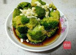 蒸鱼豉油西兰花的做法图解12
