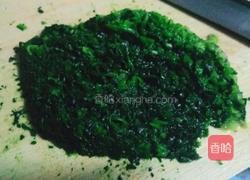 猪肝泥菠菜粥的做法图解2