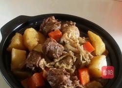 酸菜土豆炖鹅块的做法图解8