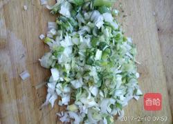 茴香鸡蛋素饺子的做法图解2