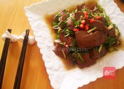 烧鸭血的做法图解1