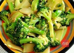 蒜蓉耗油西蓝花的做法图解3