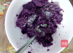 紫薯巧克力汤圆的做法图解1