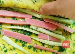 菠菜鸡蛋卷的做法图解8