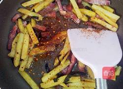 孜然火腿土豆的做法图解6