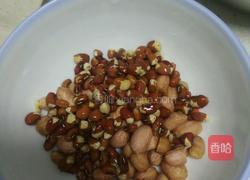 小米江豆花生米粥的做法图解4